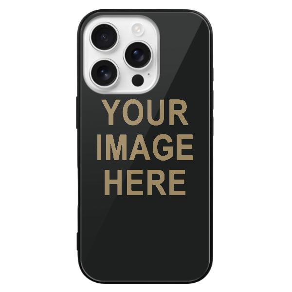 Custodia per telefono personalizzata color cachi chiaro nero
