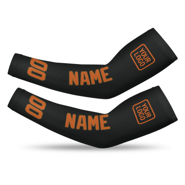 Maßgeschneidertes Schwarz Orange Armschutz