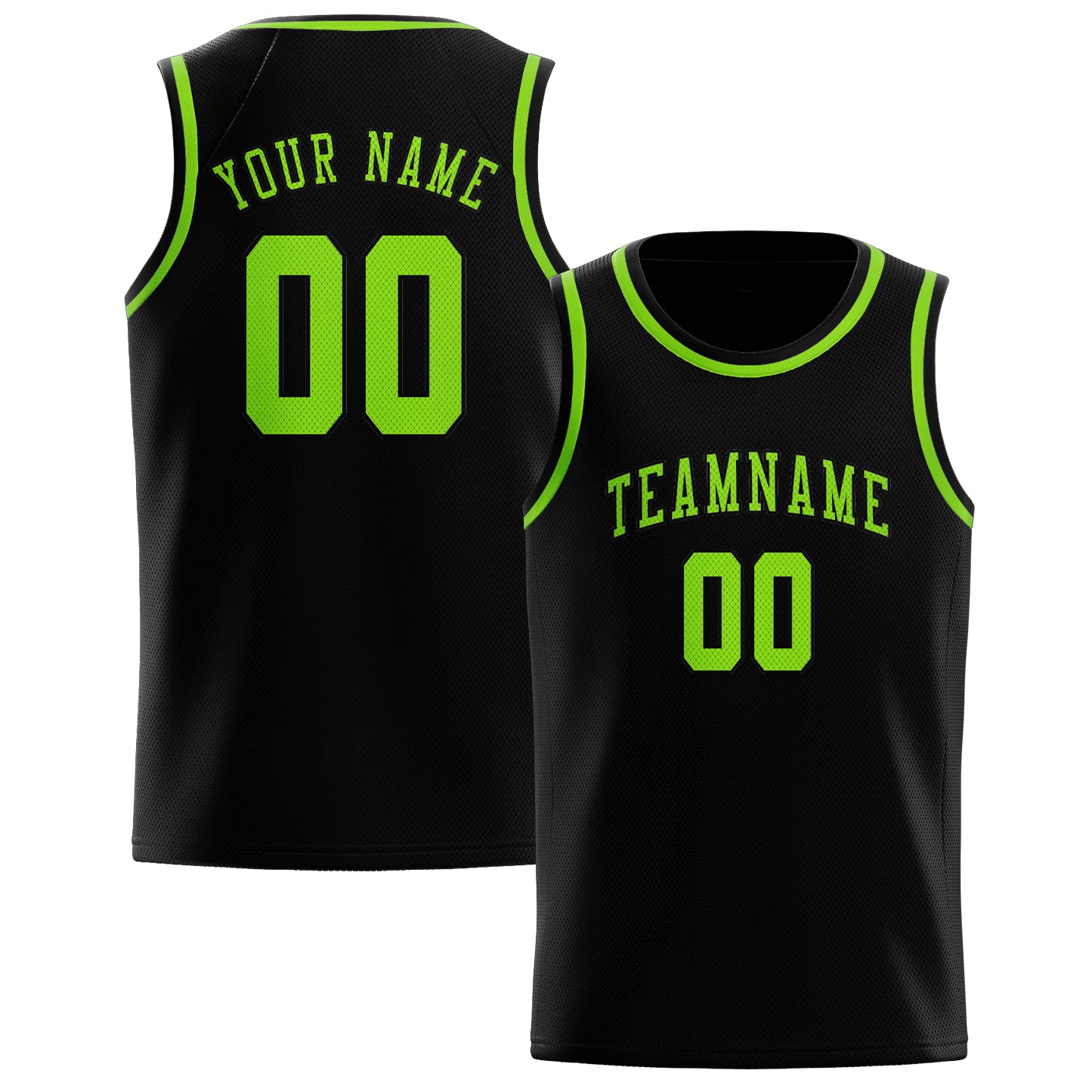 Benutzerdefiniertes Professionelles Schwarz Smaragdgrün Basketballtrikot