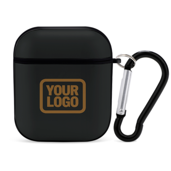 Maßgeschneidertes Schwarz Khaki AirPods-Hülle
