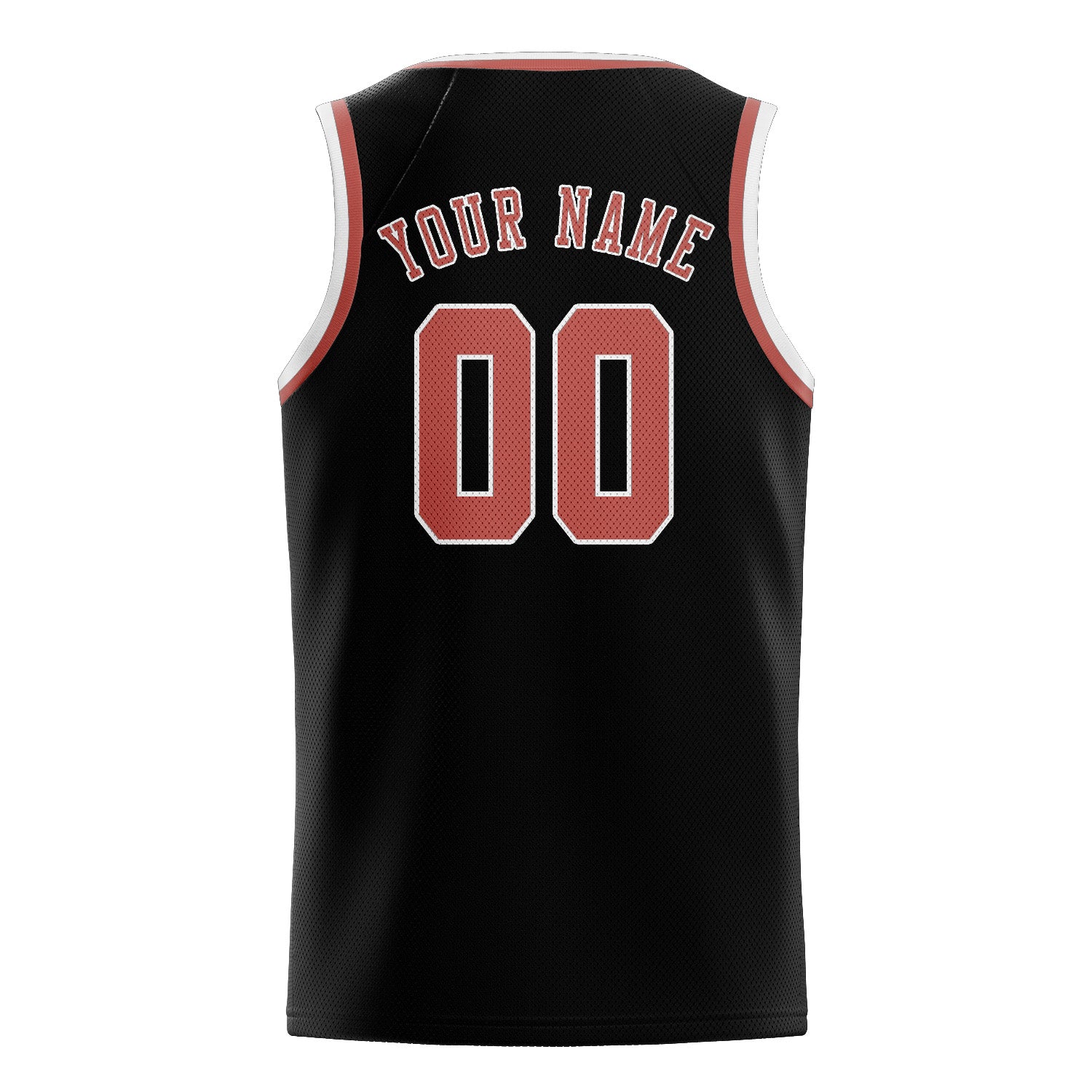 Benutzerdefiniertes Professionelles Schwarz Kupferrose Basketballtrikot