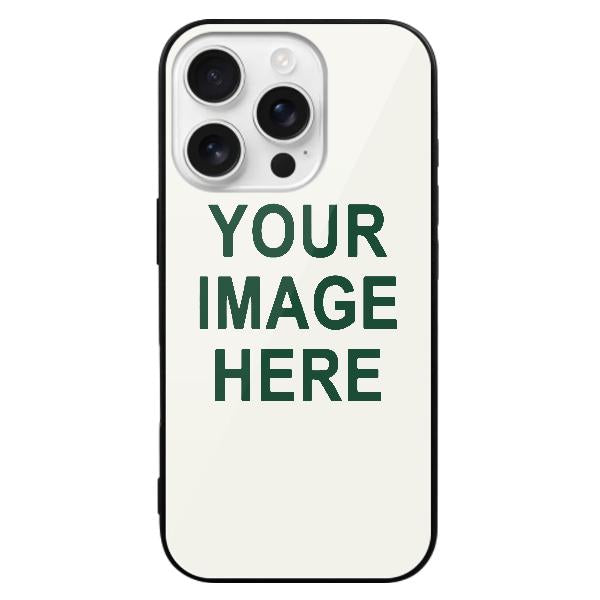Custodia per telefono personalizzata verde muschio bianco