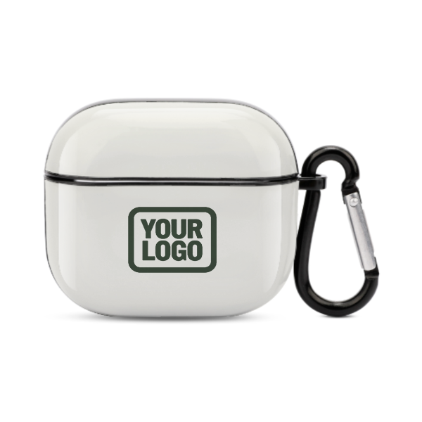 Maßgeschneidertes Weiß Tannengrün AirPods-Hülle (3. Generation)