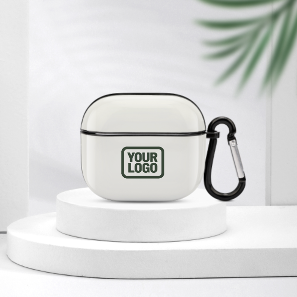 Maßgeschneidertes Weiß Tannengrün AirPods-Hülle (3. Generation)