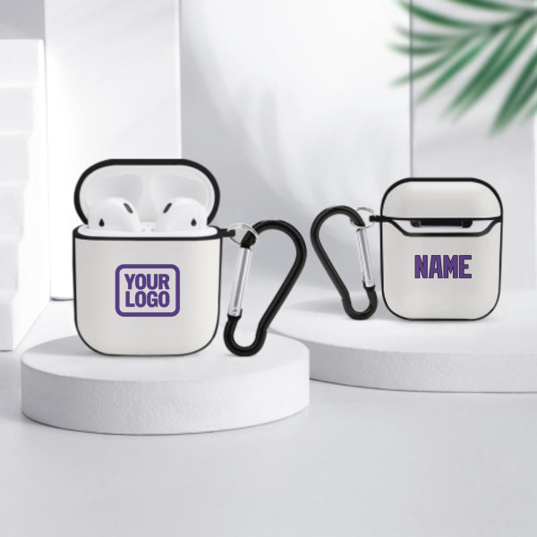 Maßgeschneidertes Weiß Lavendel AirPods-Hülle