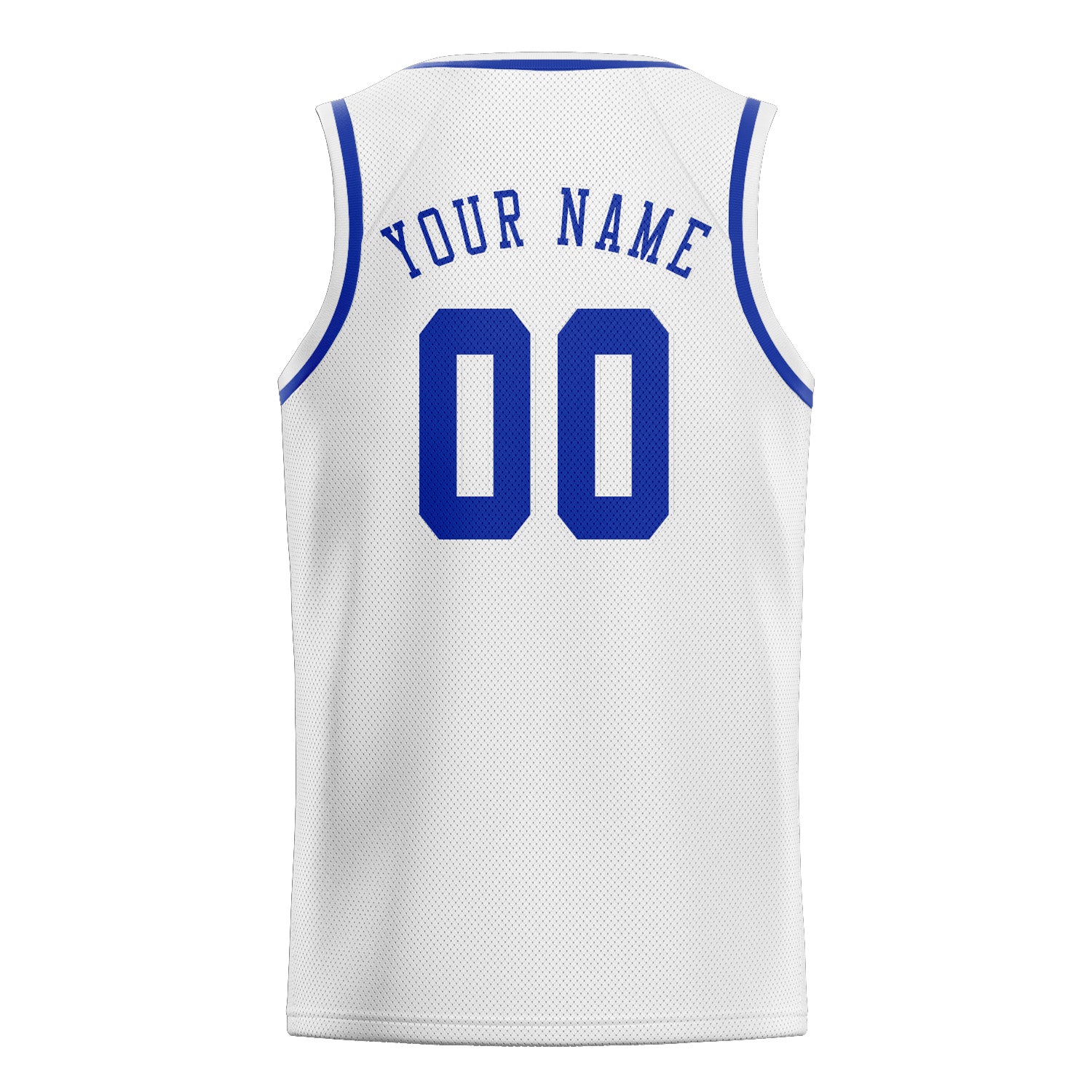 Benutzerdefiniertes Professionelles Weiß Himmelblau Basketballtrikot