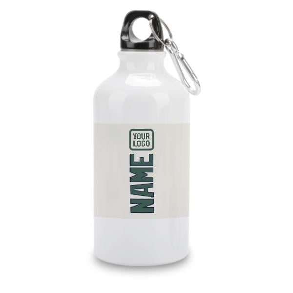 Maßgeschneidertes Weiß Blaugrün Sportflasche