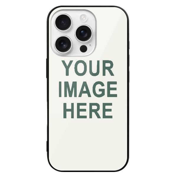 Custodia per telefono personalizzata bianco-verde acqua