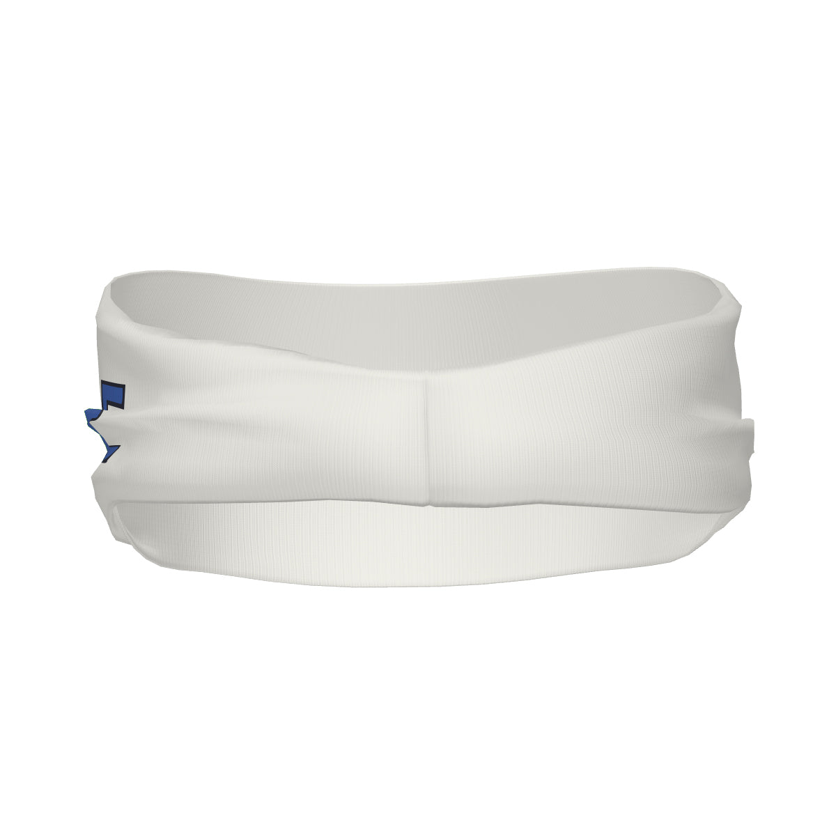 Maßgeschneidertes Weiß Himmelblau Sport Stirnband