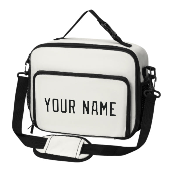 Maßgeschneidertes Weiß Black Lunch-Tasche