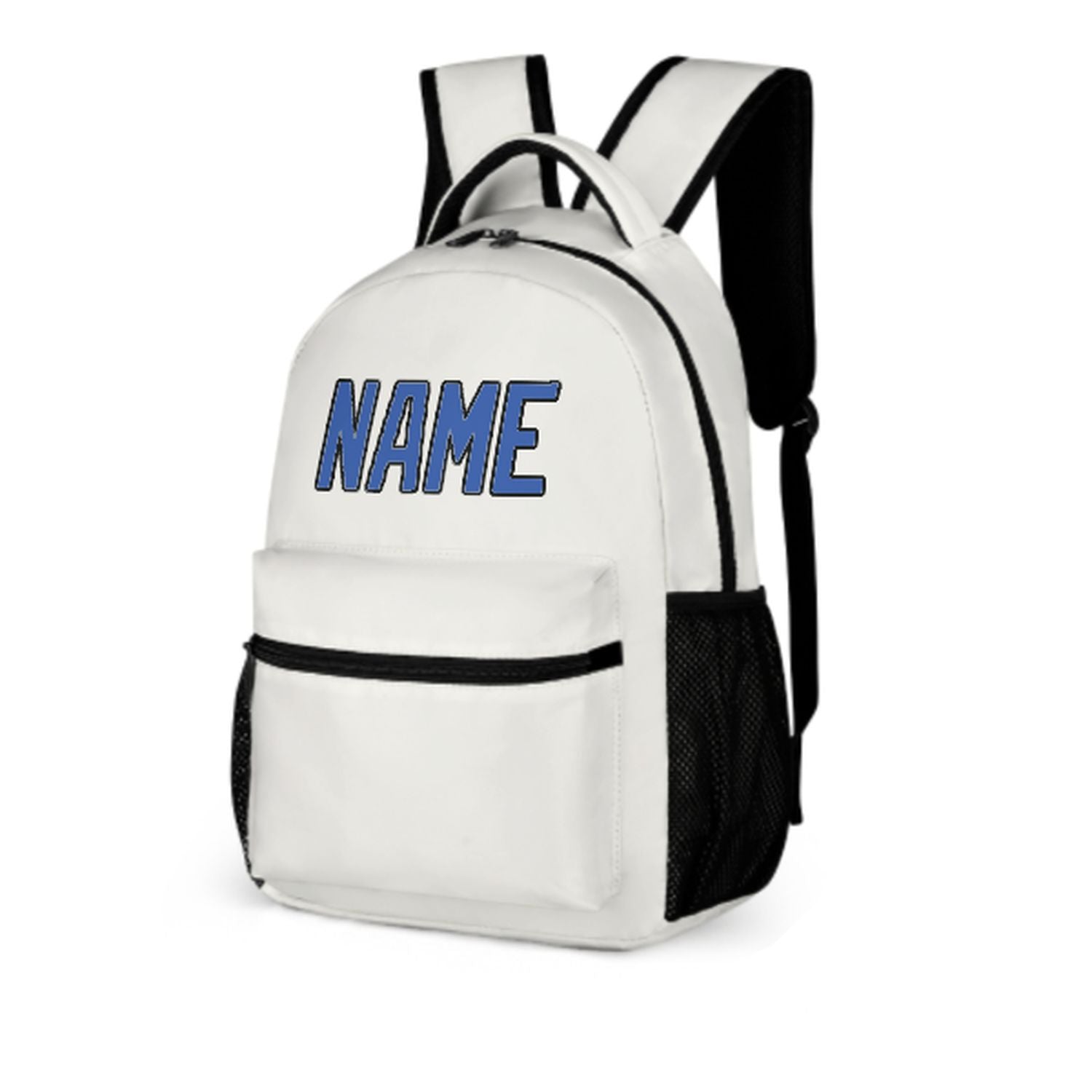 Maßgeschneidertes Weiß Himmelblau Kinderrucksack