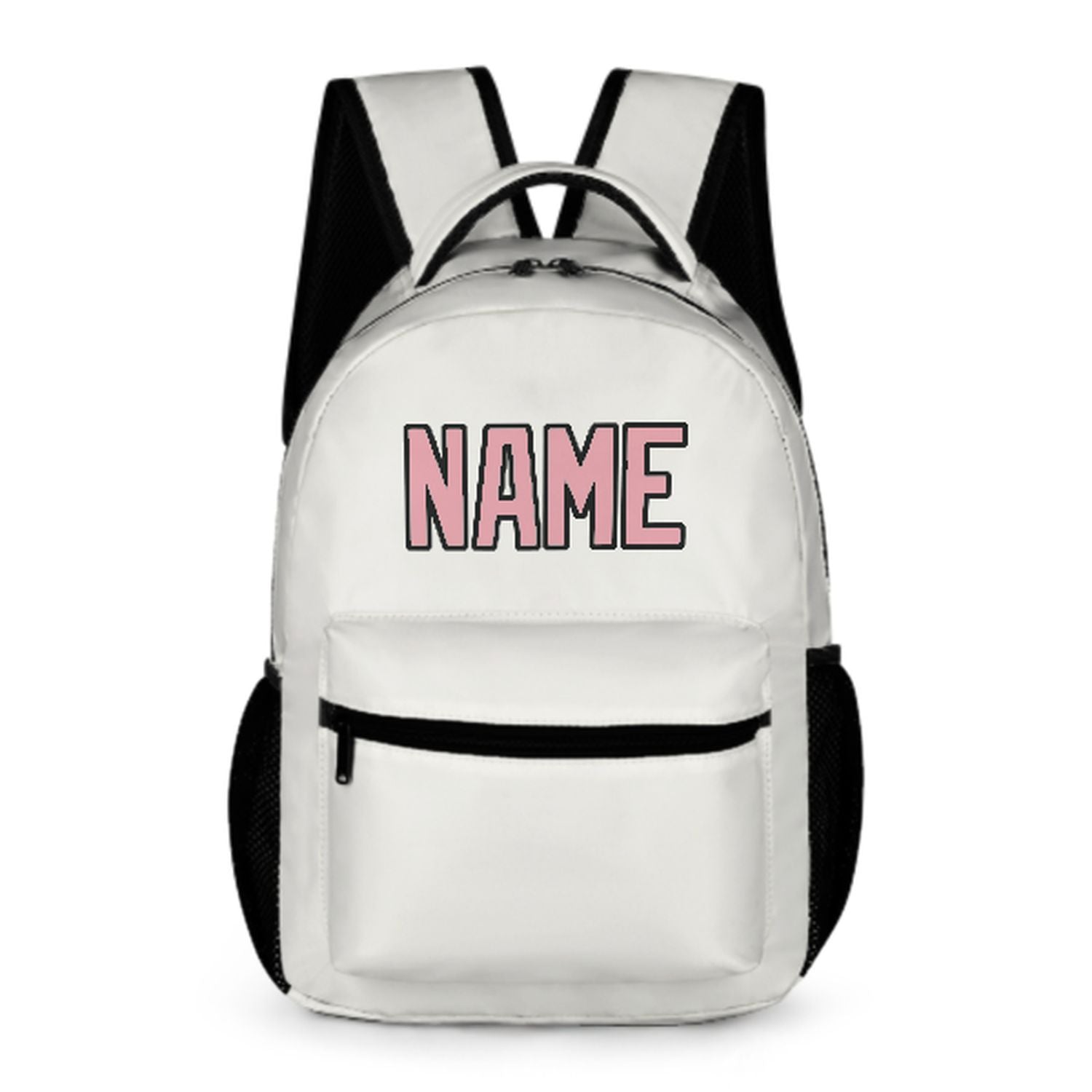 Maßgeschneidertes Weiß Rosa Kinderrucksack