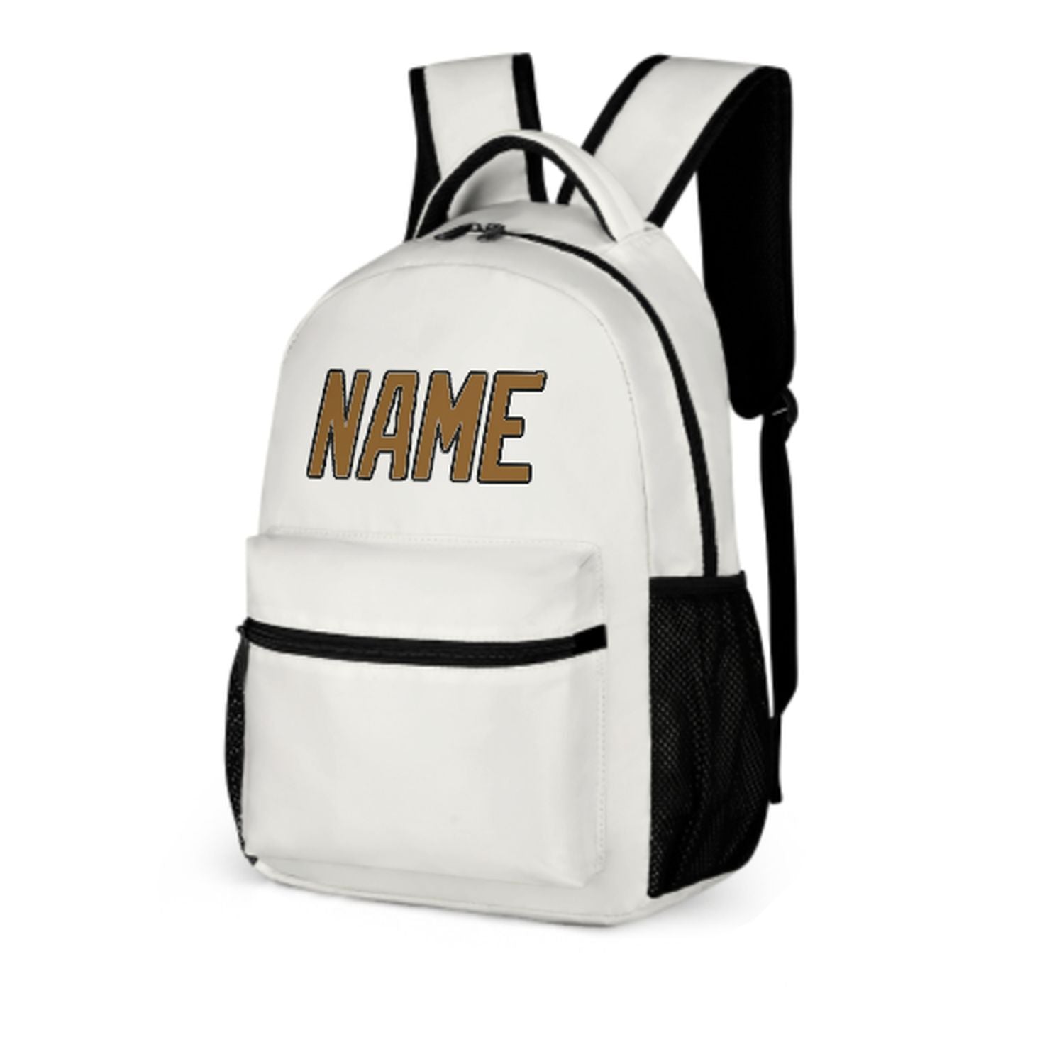 Maßgeschneidertes Weiß Khaki Kinderrucksack