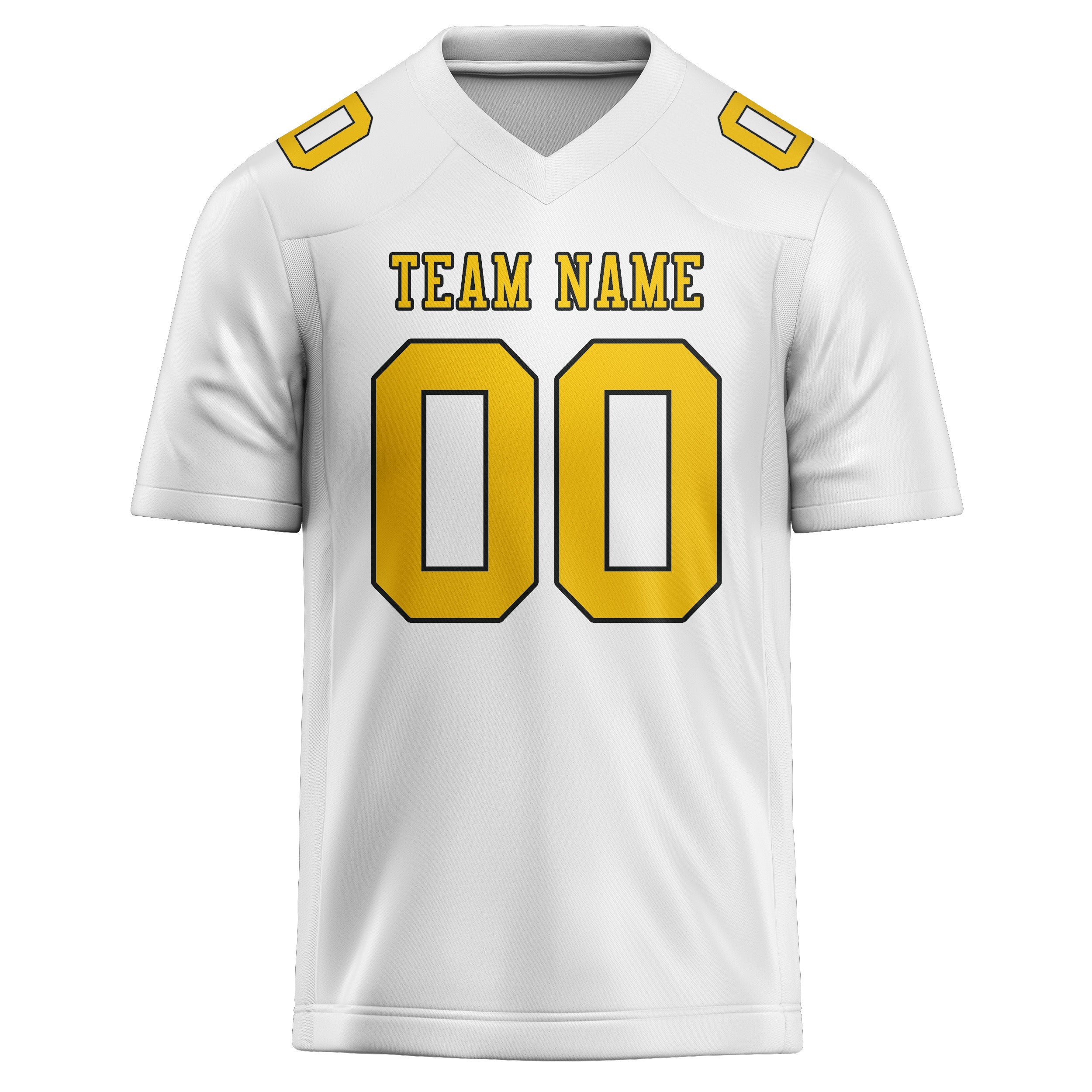 Maglia da rugby personalizzata professionale in oro bianco