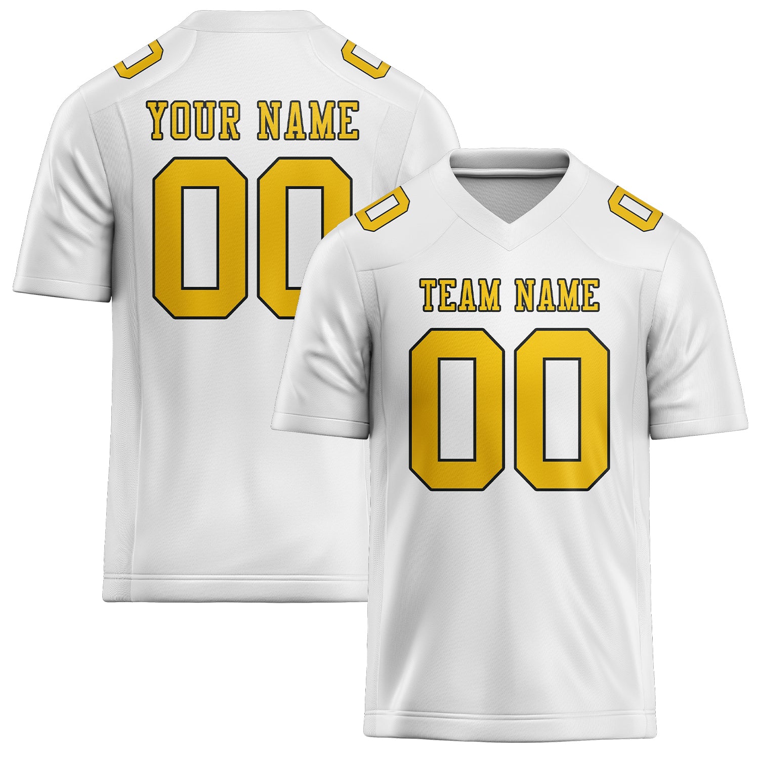 Maglia da rugby personalizzata professionale in oro bianco