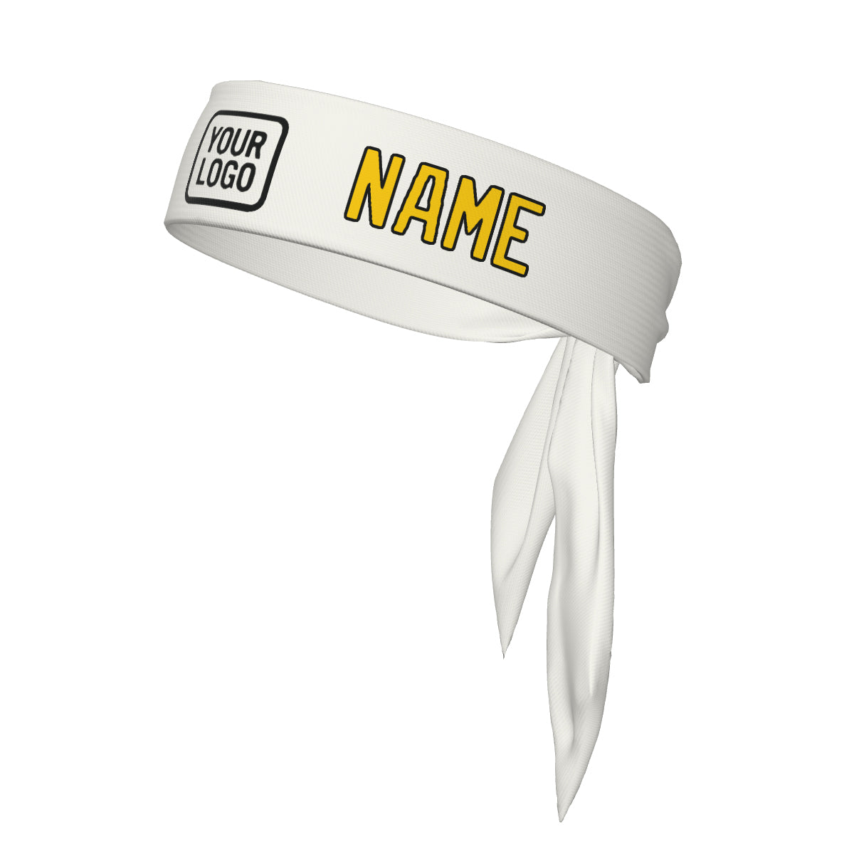 Maßgeschneidertes Weiß Gold Stirnband