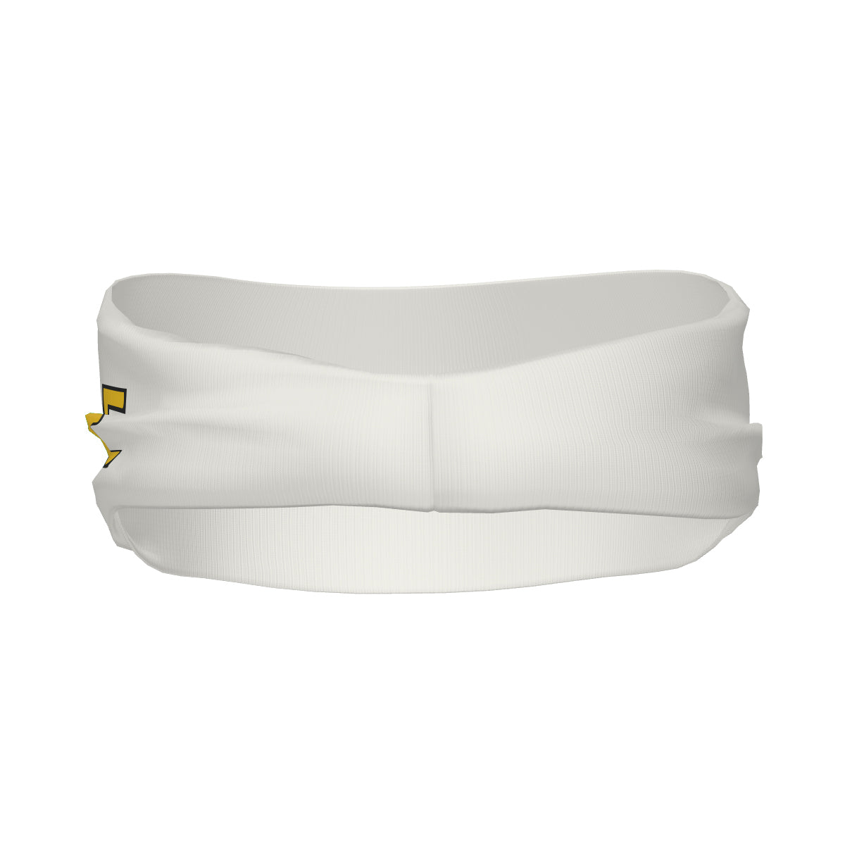 Maßgeschneidertes Weiß Gold Sport Stirnband