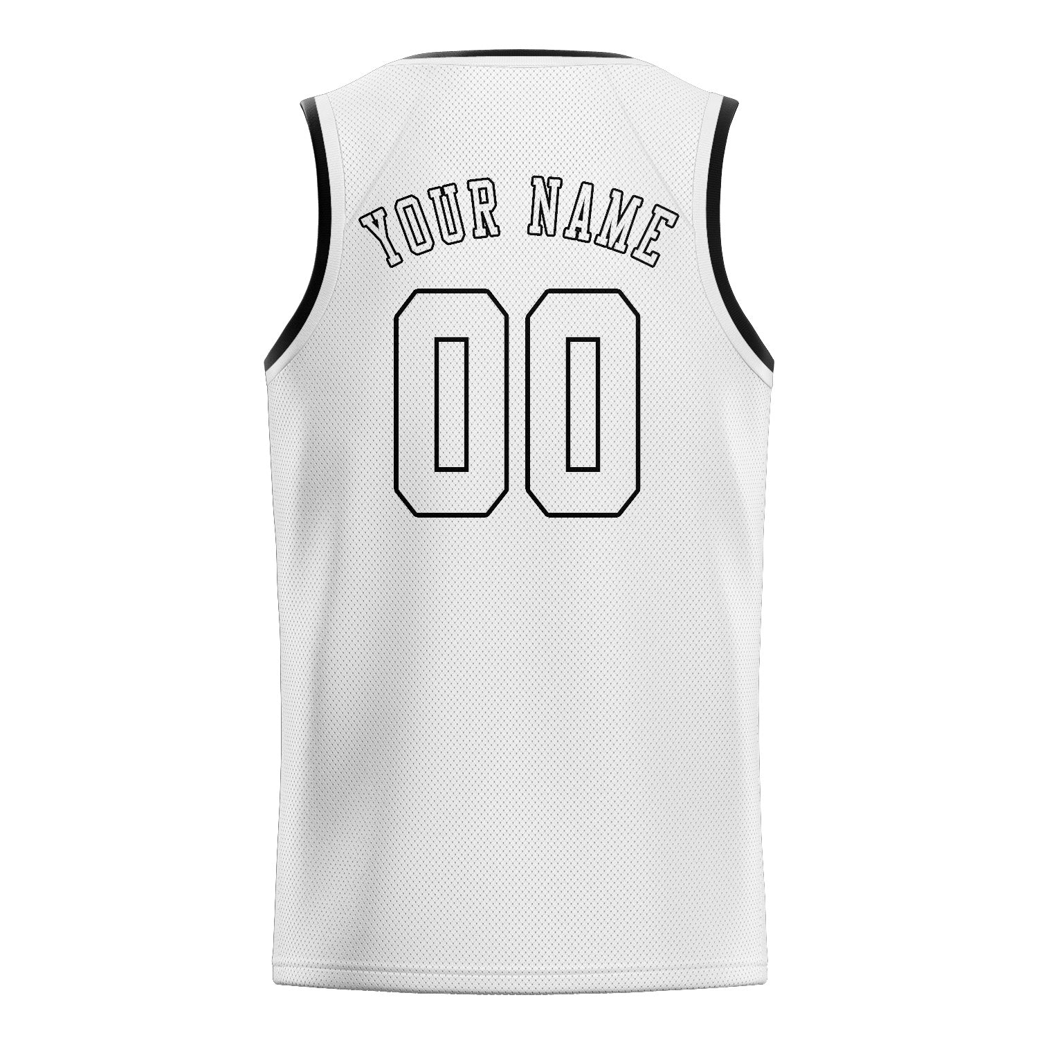 Benutzerdefiniertes Professionelles Weiß Weiß Basketballtrikot