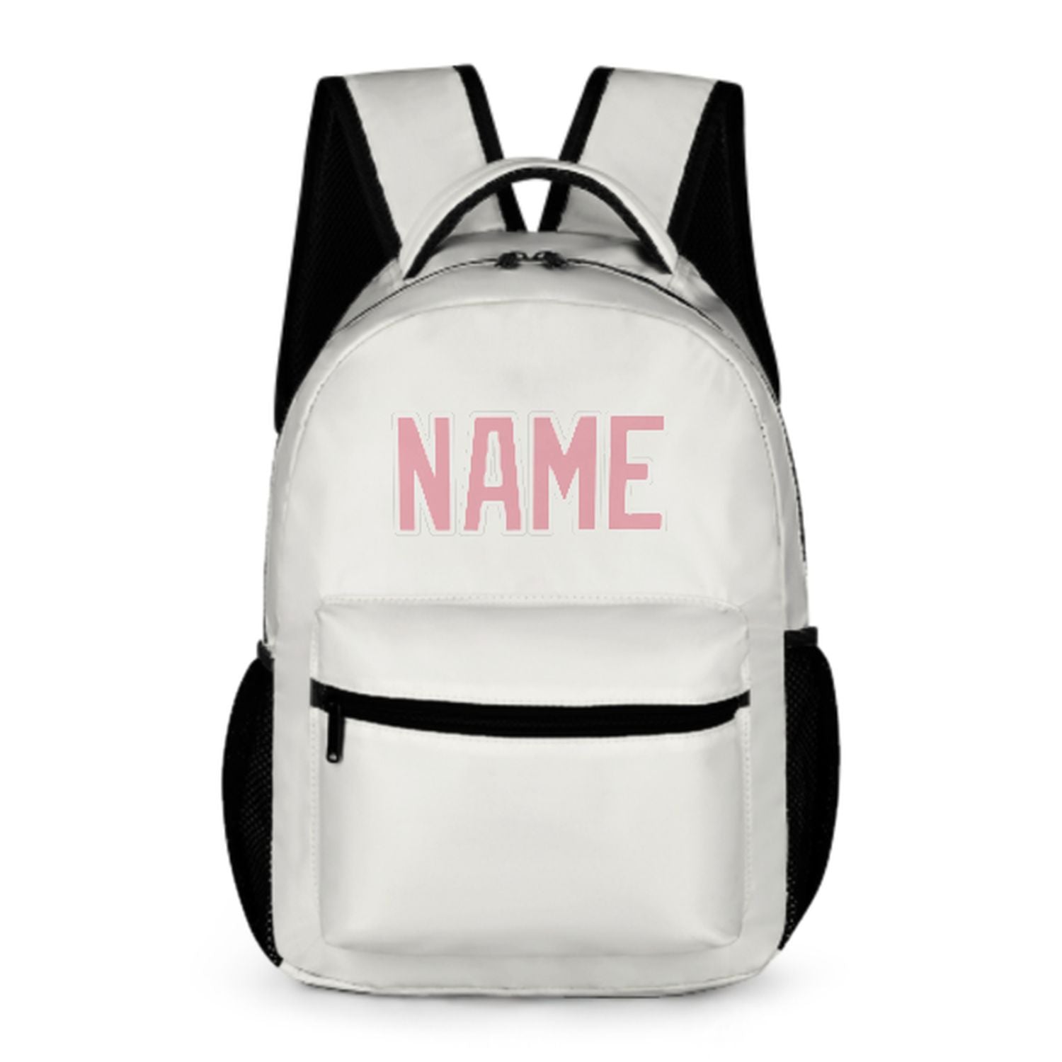 Maßgeschneidertes Weiß Rosa Kinderrucksack