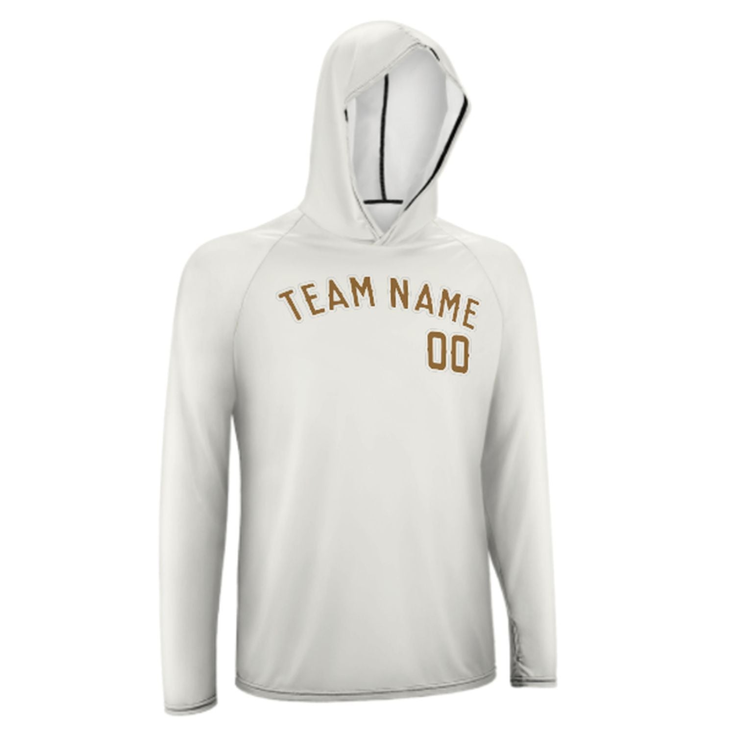Krejčí bílá khaki UV-hoodie