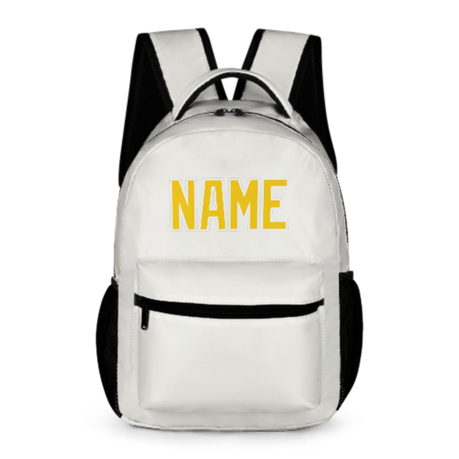 Maßgeschneidertes Weiß Gold Kinderrucksack