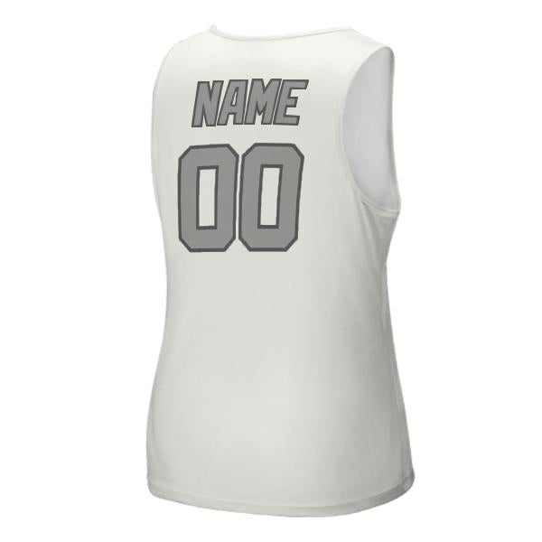 Maßgeschneidertes Weiß Grau Herren Tanktop