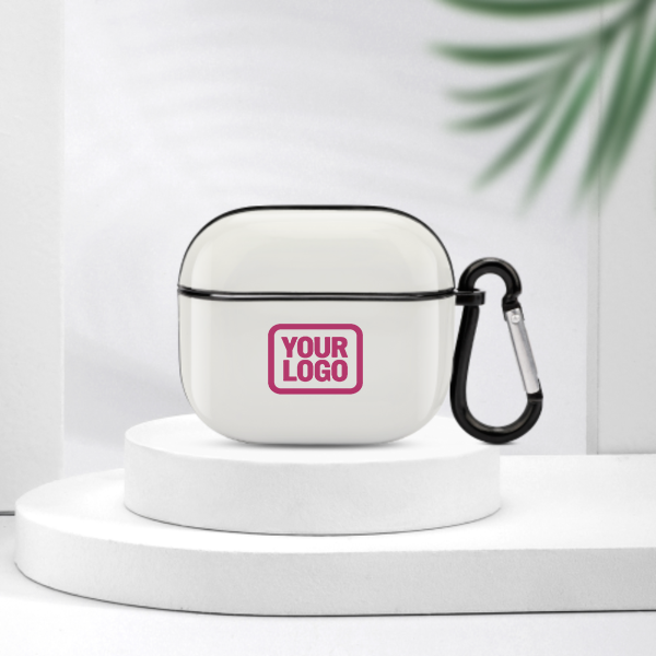 Maßgeschneidertes Weiß Rosarot AirPods-Hülle (3. Generation)