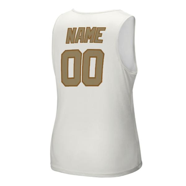 Maßgeschneidertes Weiß Hellkhaki Herren Tanktop