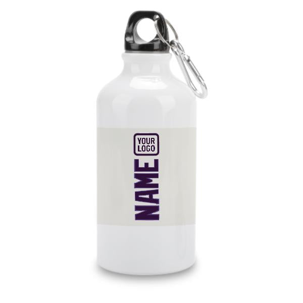 Maßgeschneidertes Weiß Lila Sportflasche