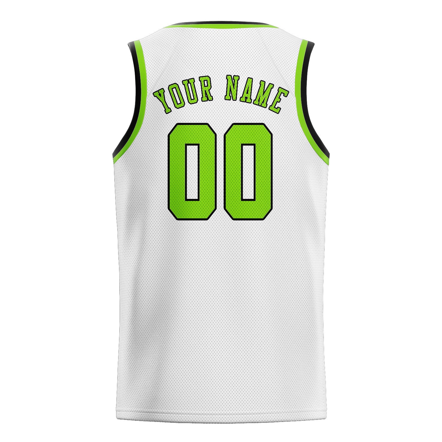 Benutzerdefiniertes Professionelles Weiß Smaragdgrün Basketballtrikot