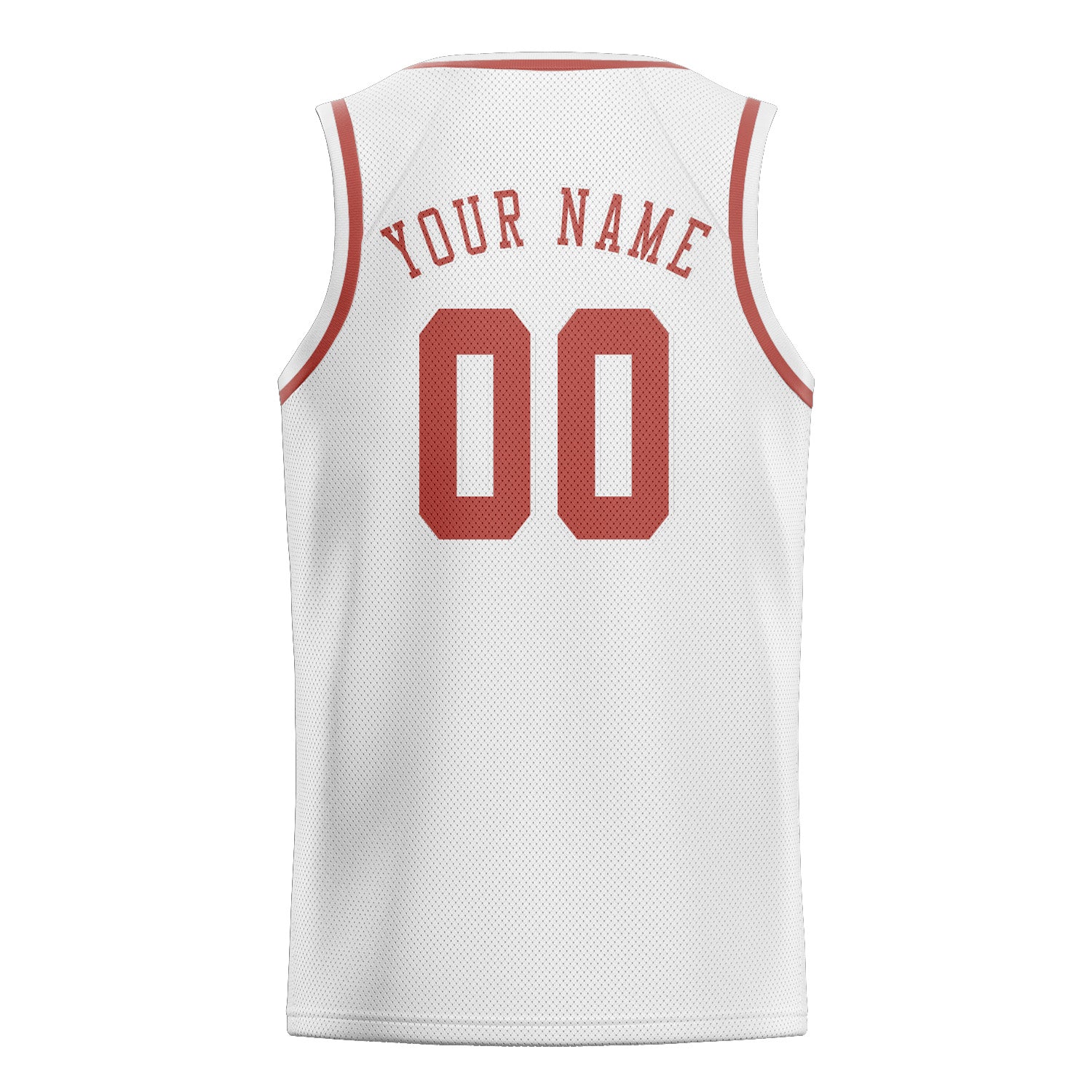 Benutzerdefiniertes Professionelles Weiß Kupferrose Basketballtrikot