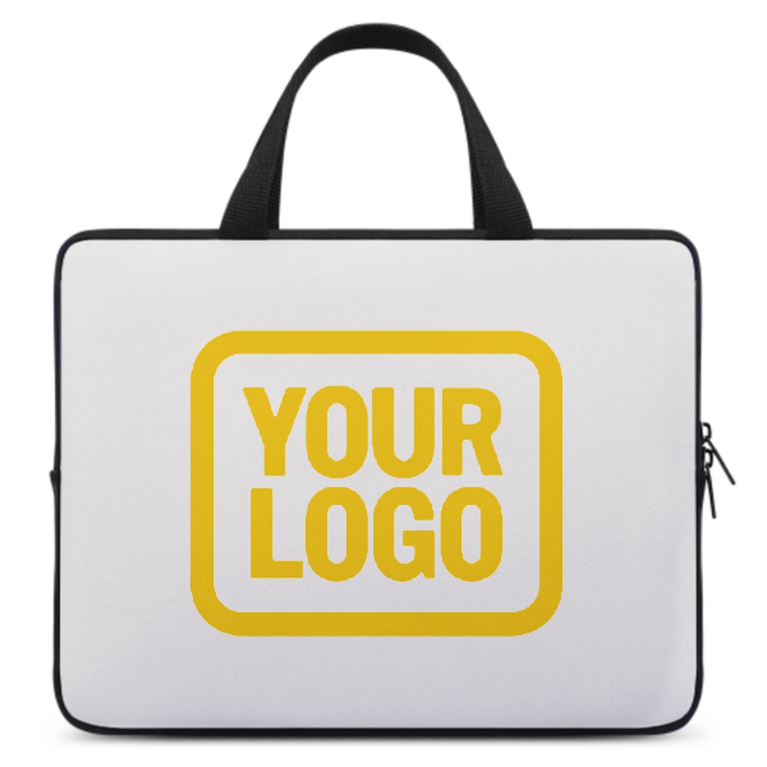 Borsa per laptop personalizzata in oro bianco