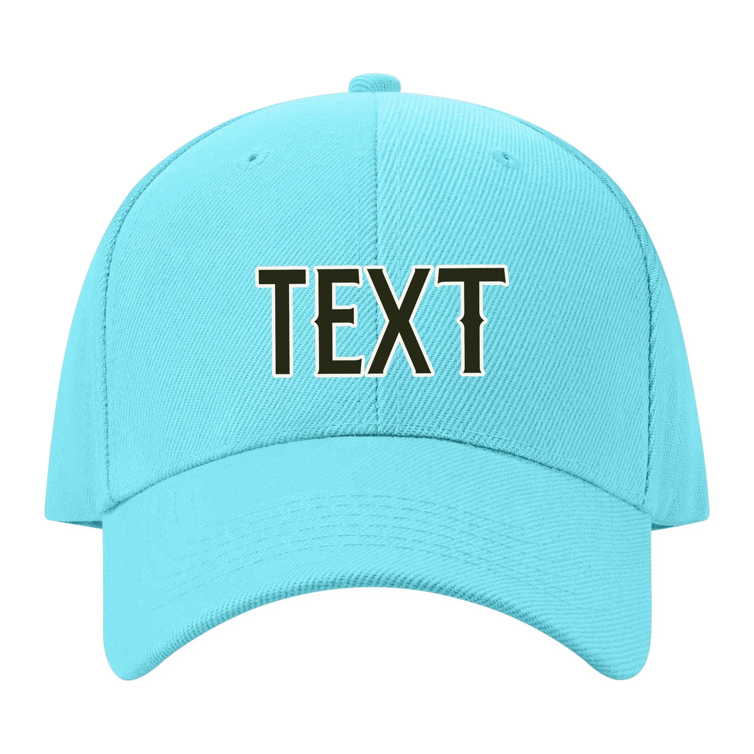 Maßgeschneidertes BlassesEisblau Weiß Hut 18B21802