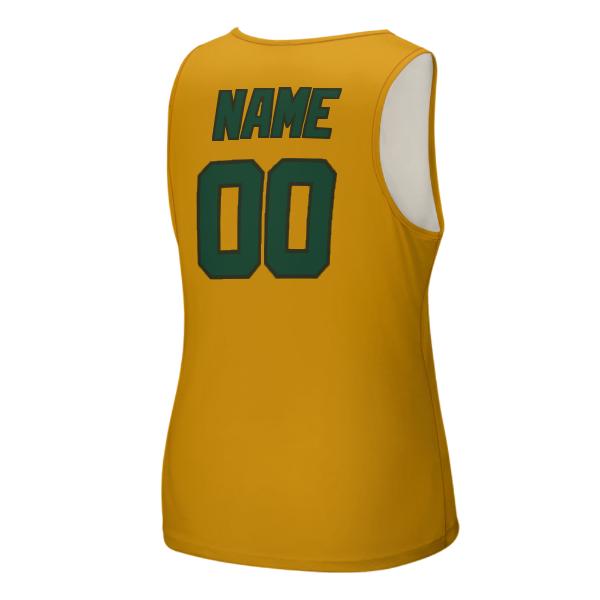 Maßgeschneidertes Gelb Moosgrün Herren Tanktop
