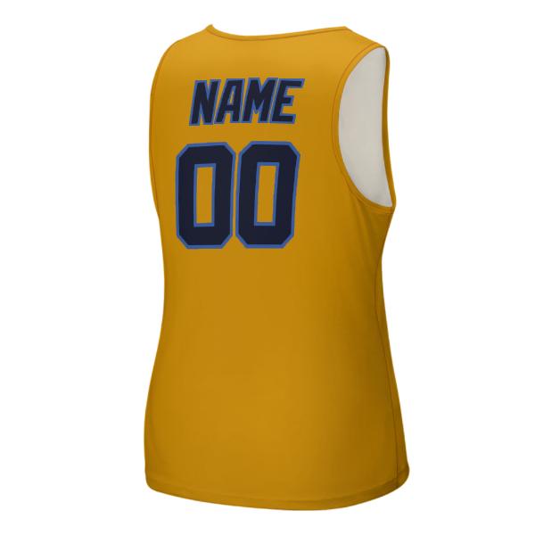 Maßgeschneidertes Gelb Stahlblau Herren Tanktop