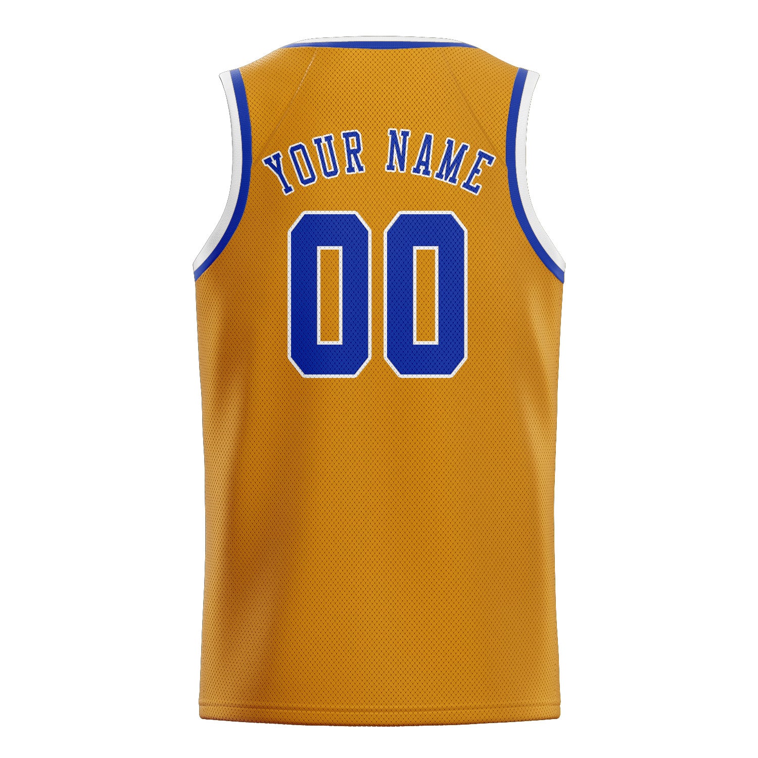 Benutzerdefiniertes Professionelles Gelb Himmelblau Basketballtrikot
