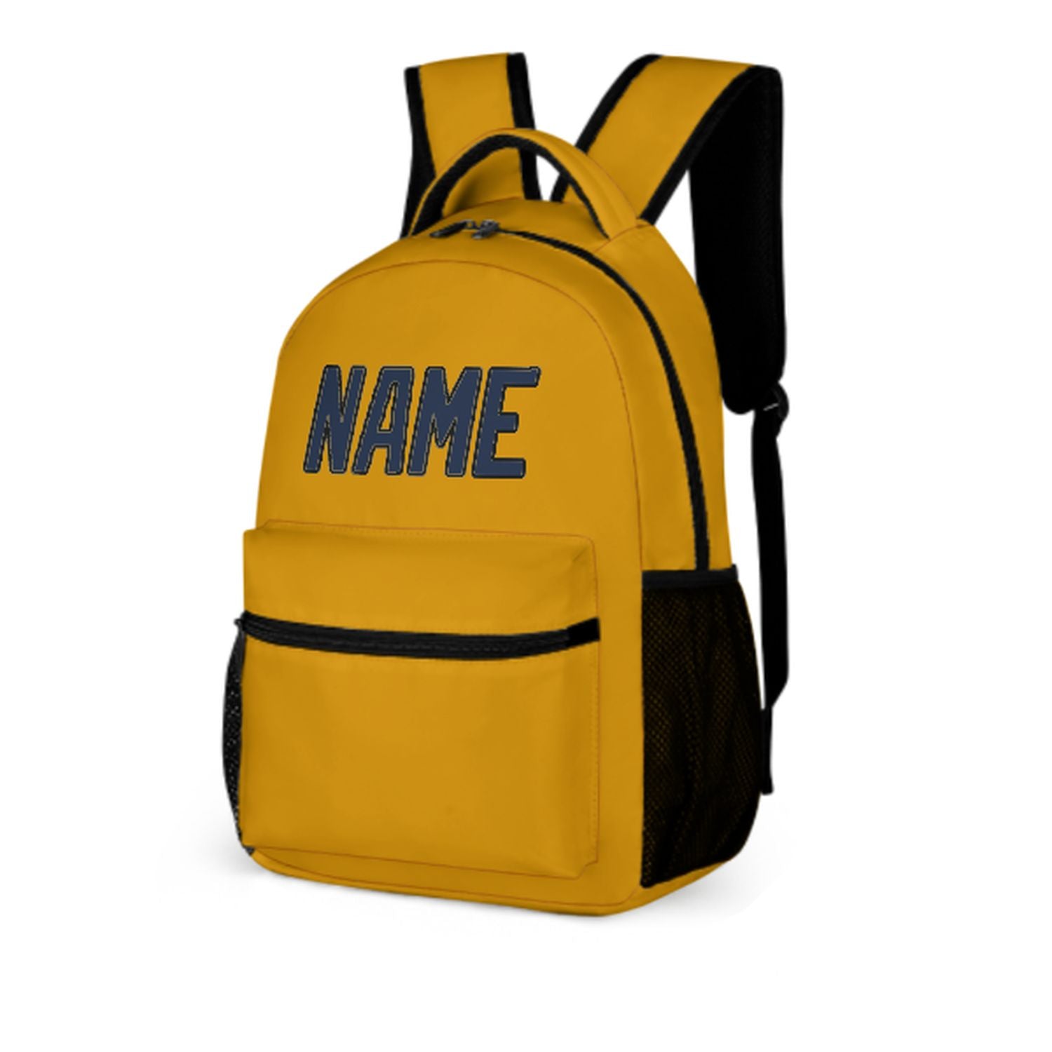 Maßgeschneidertes Gelb Marineblau Kinderrucksack