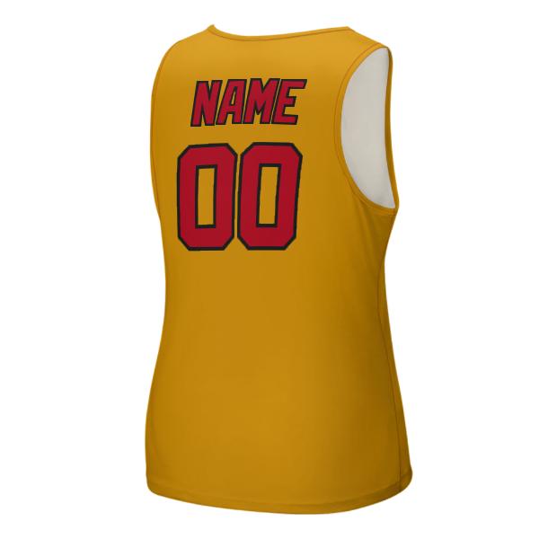 Maßgeschneidertes Gelb Rot Herren Tanktop