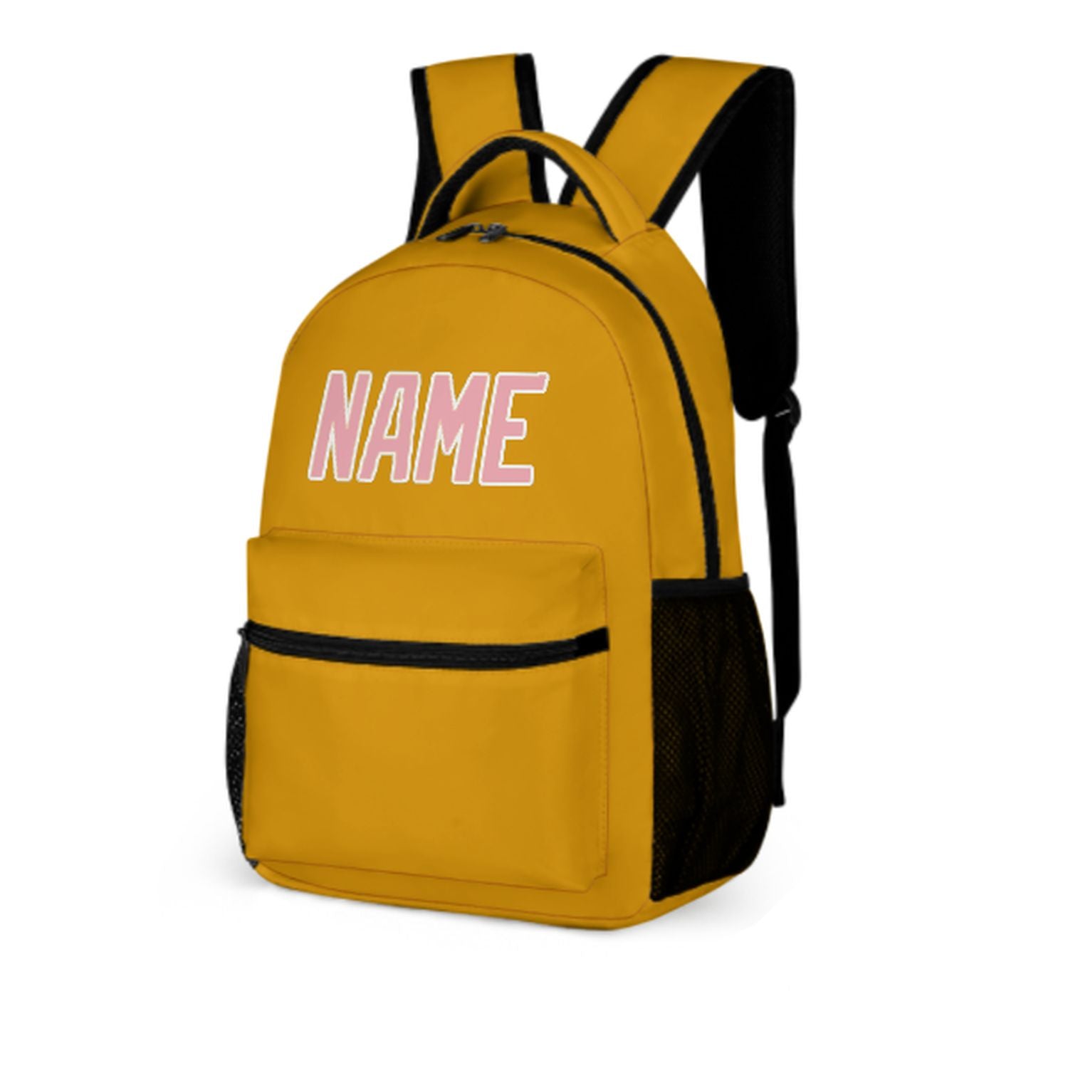 Maßgeschneidertes Gelb Rosa Kinderrucksack