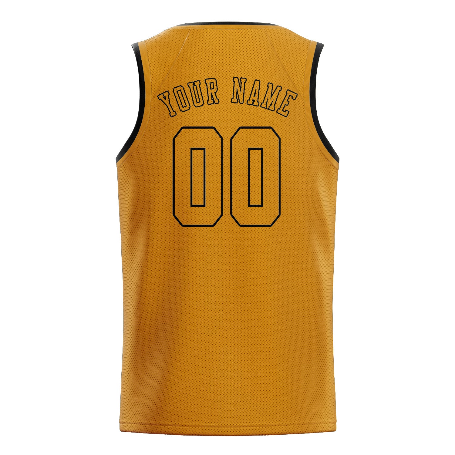 Benutzerdefiniertes Professionelles Gelb Gelb Basketballtrikot