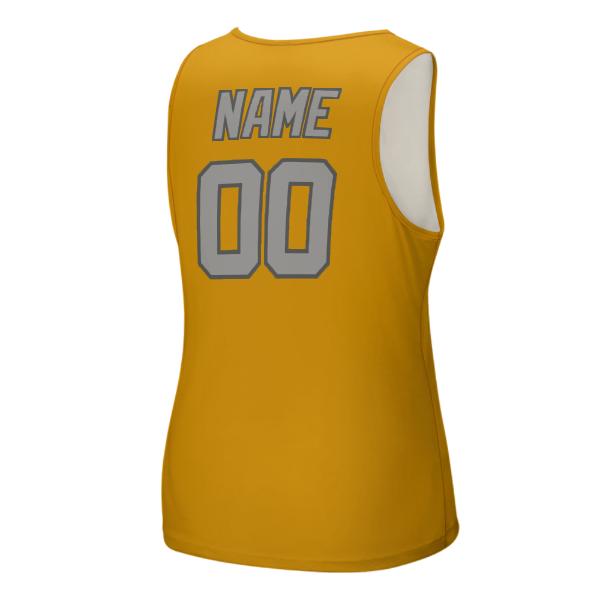 Maßgeschneidertes Gelb Grau Herren Tanktop