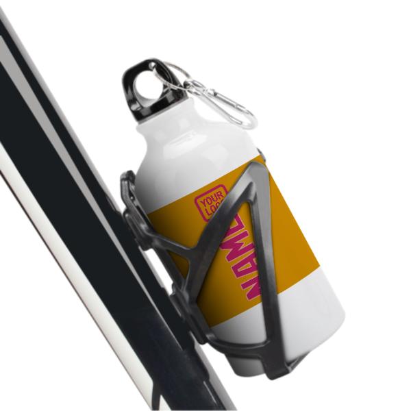 Maßgeschneidertes Gelb Rosarot Sportflasche