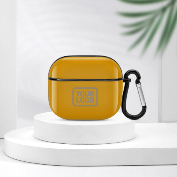 Maßgeschneidertes Gelb Hellkhaki AirPods-Hülle (3. Generation)
