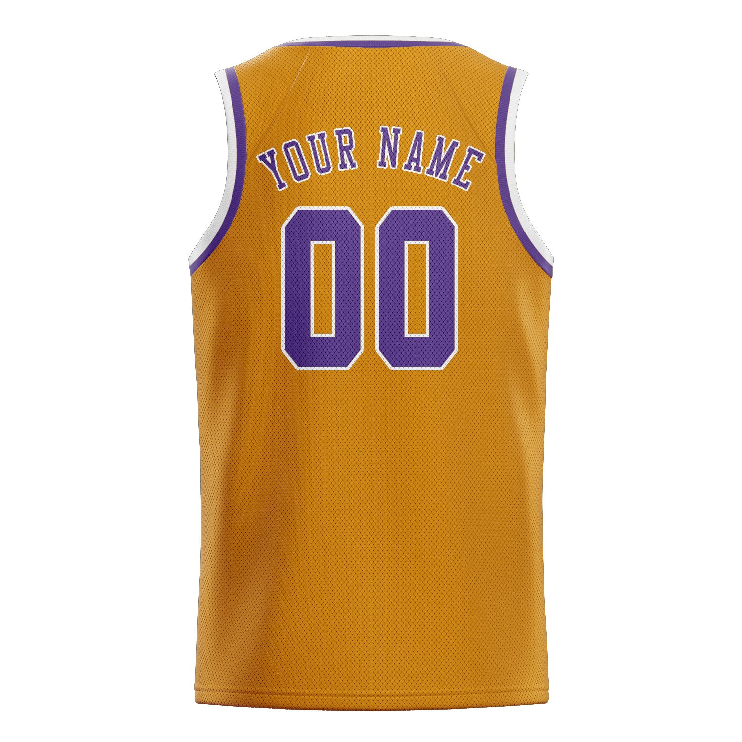 Benutzerdefiniertes Professionelles Gelb Lavendel Basketballtrikot