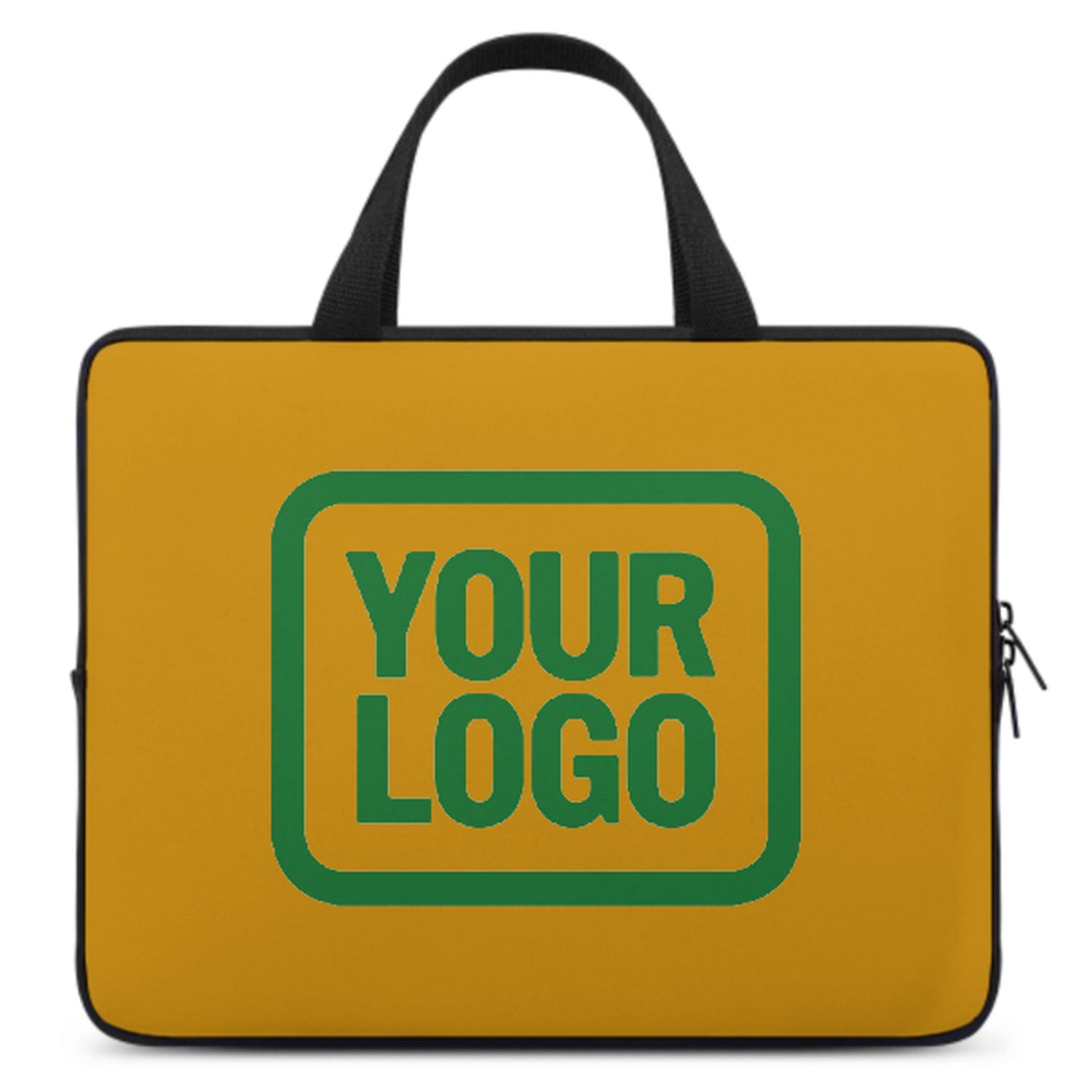 Borsa per laptop personalizzata giallo smeraldo verde