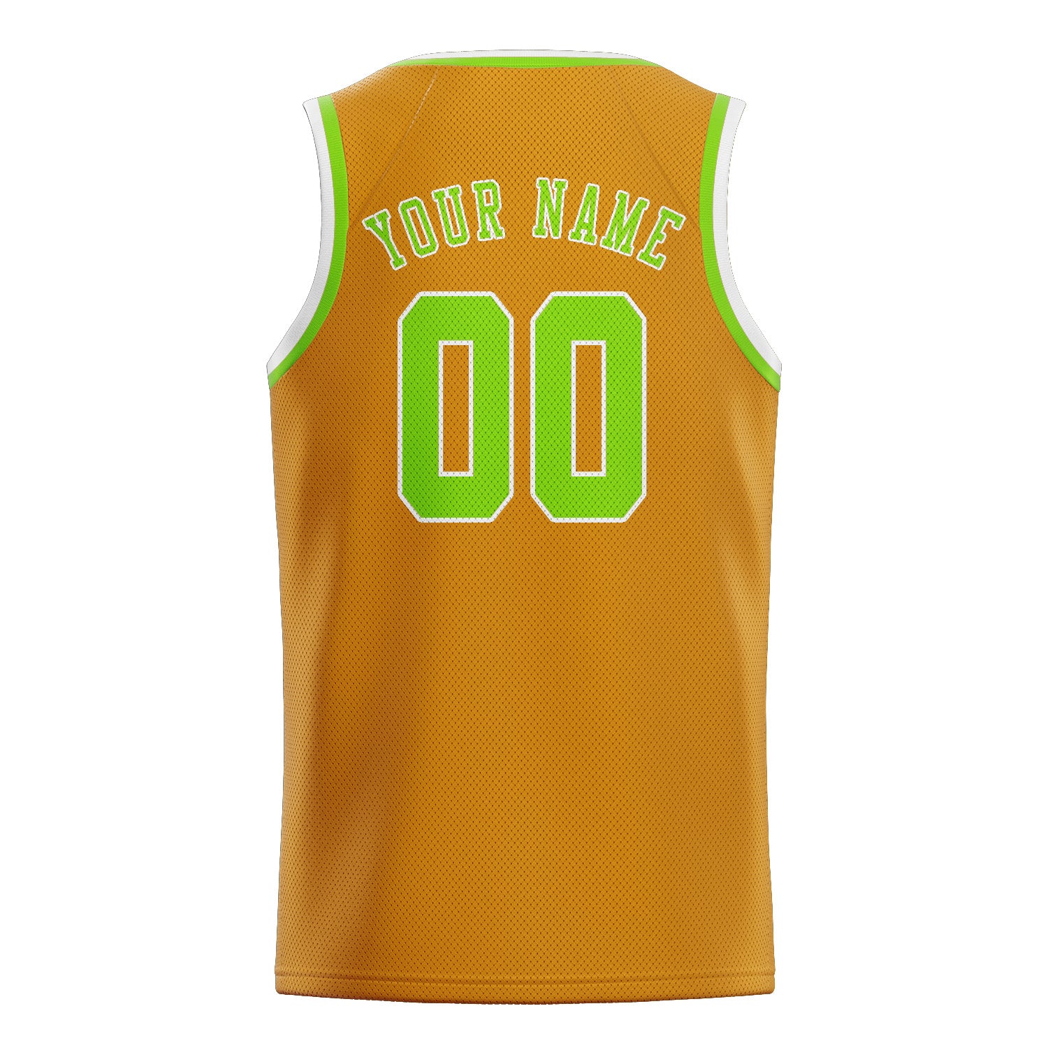 Benutzerdefiniertes Professionelles Gelb Smaragdgrün Basketballtrikot