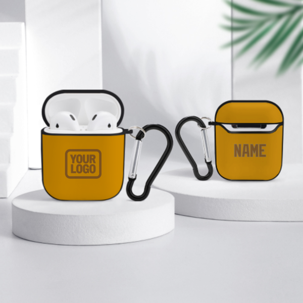 Maßgeschneidertes Gelb Khaki AirPods-Hülle