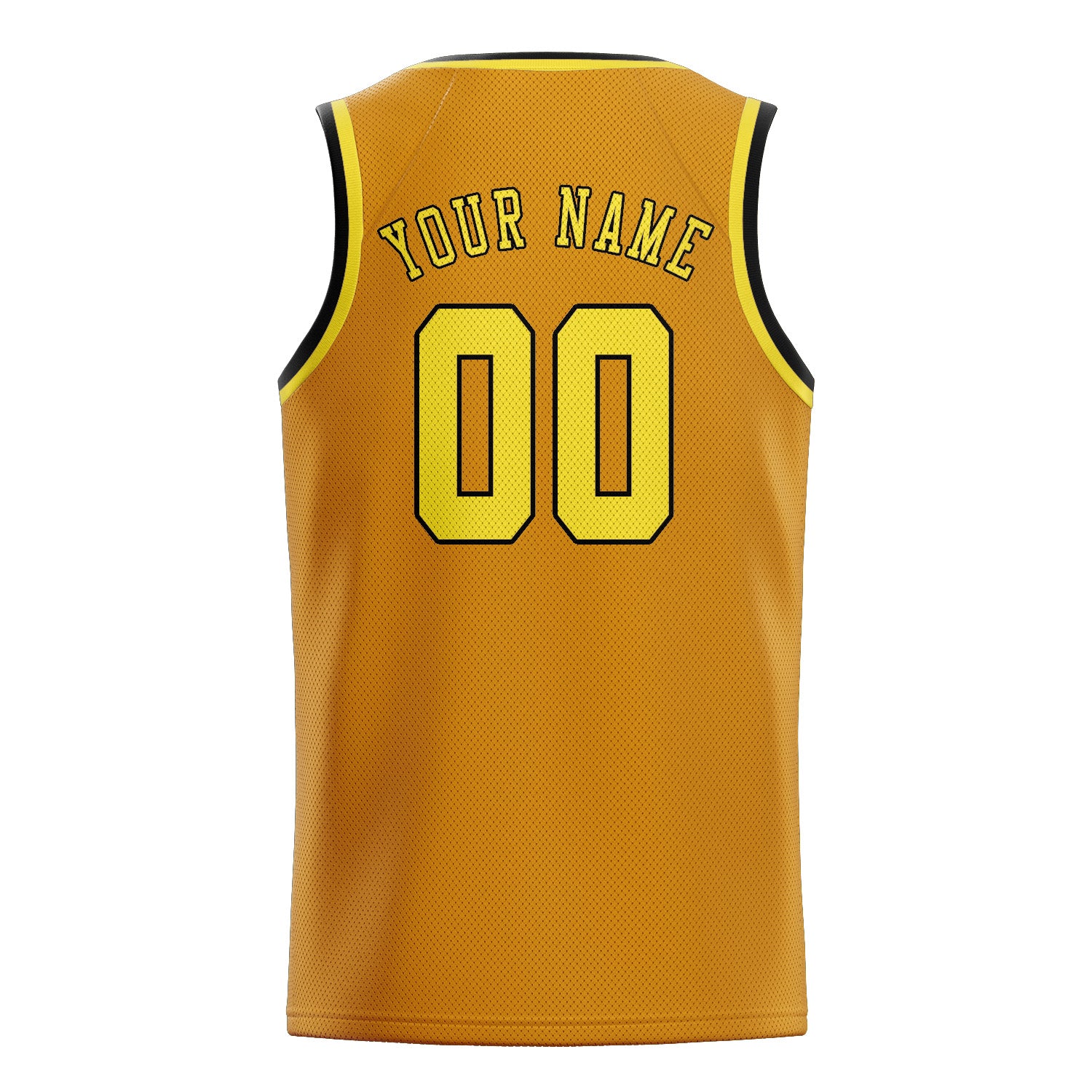 Benutzerdefiniertes Professionelles Gelb Blassgelb Basketballtrikot
