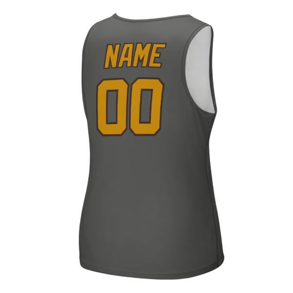 Maßgeschneidertes Dunkelgrau Gelb Herren Tanktop