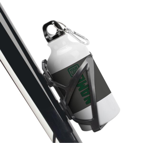 Maßgeschneidertes Dunkelgrau Moosgrün Sportflasche